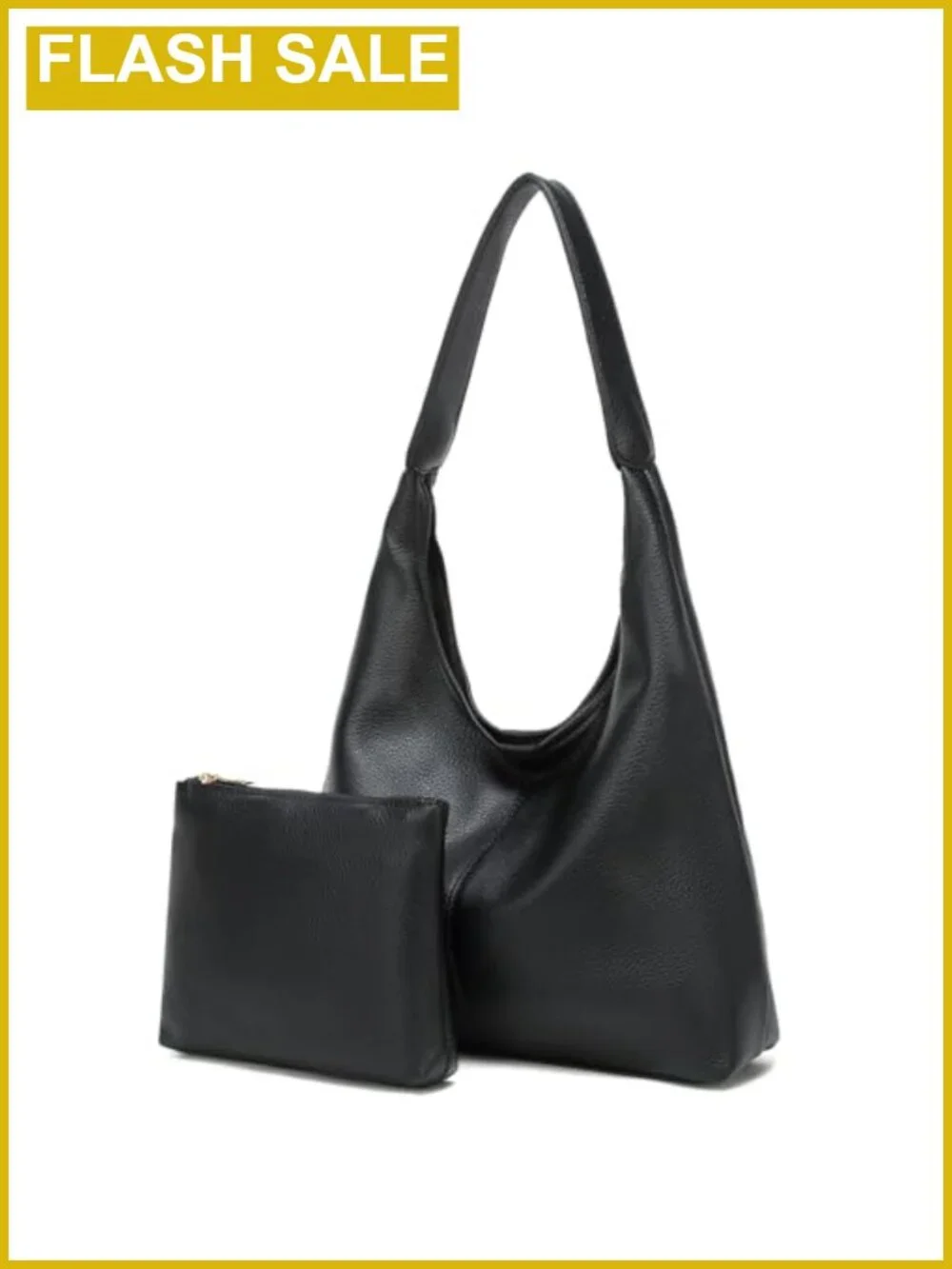 Slouchy Hobo Bag Women PU Leather Shoulder Tote Purse Work Travel